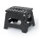 LIVIVO 11" Folding Step Stool Black 1