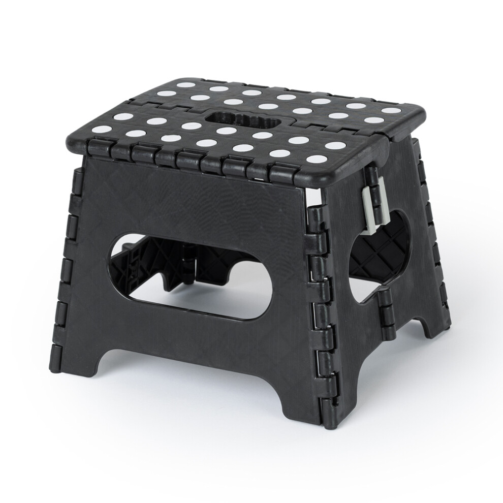 Livivo 11" Folding Step Stool Black