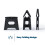 LIVIVO 11" Folding Step Stool Black 2