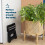 LIVIVO 11" Folding Step Stool Black 6