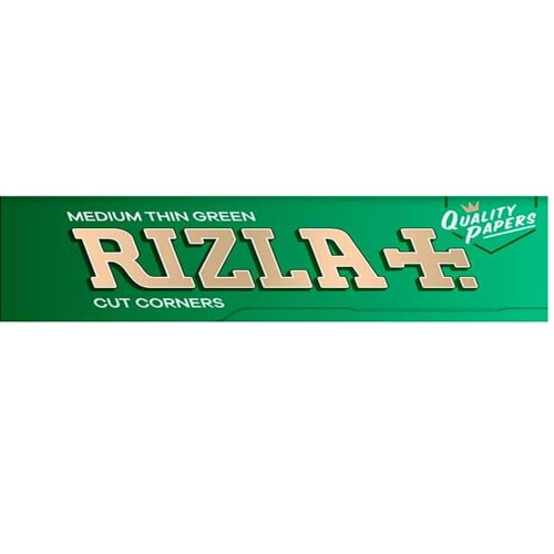 Rizla Green Medium Thin Papers 100 Booklets 1