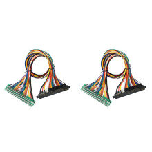 2X 28Pin Jamma Extension Cable Arcade Game Machine Jamma Harness Connectors Gold Finger for Arcade Game Parts