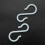 Maya  Plastic Punch Cup Bowl S Shaped Hooks 4 Pcs 10