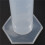 500 ml Plastic Transparent graduated tube. 3
