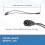 5.5x2.1mm 1 to 2 M/F  Power Splitter Cable for Security CCTV Camera 6