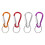 7 Pcs 5# Screw Lock  Multicolor Aluminum Carabiner Hook w Keyring 6