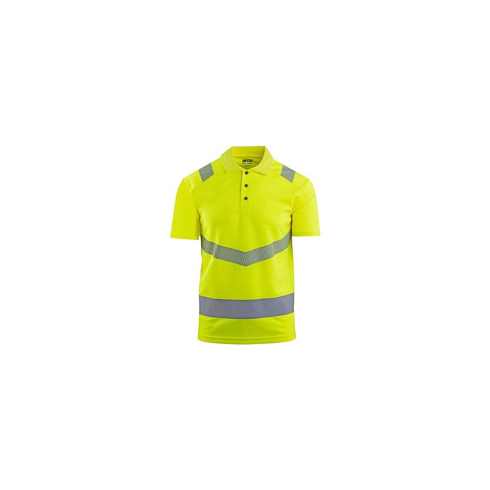 Arco Responsible Yellow Hi-Vis Polo Shirt 3XL 5024273106325