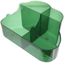 OUNONA Desktop Storage Box Cosmetics Organizer Stand Makeup Caddy Vanity Office Green