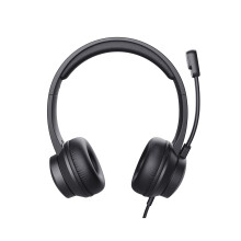 Trust HS-201 Headset Wired Head-band Office/Call center USB Type-A Black