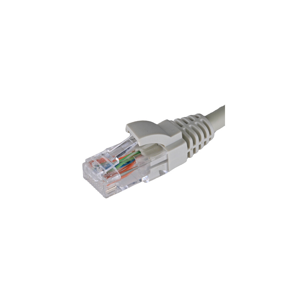 Cablenet 10M Cat5e Rj45 U/Utp Lsoh 26Awg Snagless Booted Patch Lead Grey 5056750326032