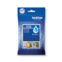 Cartouche d'encre originale - BROTHER - LC528C - Cyan - Pack individuel