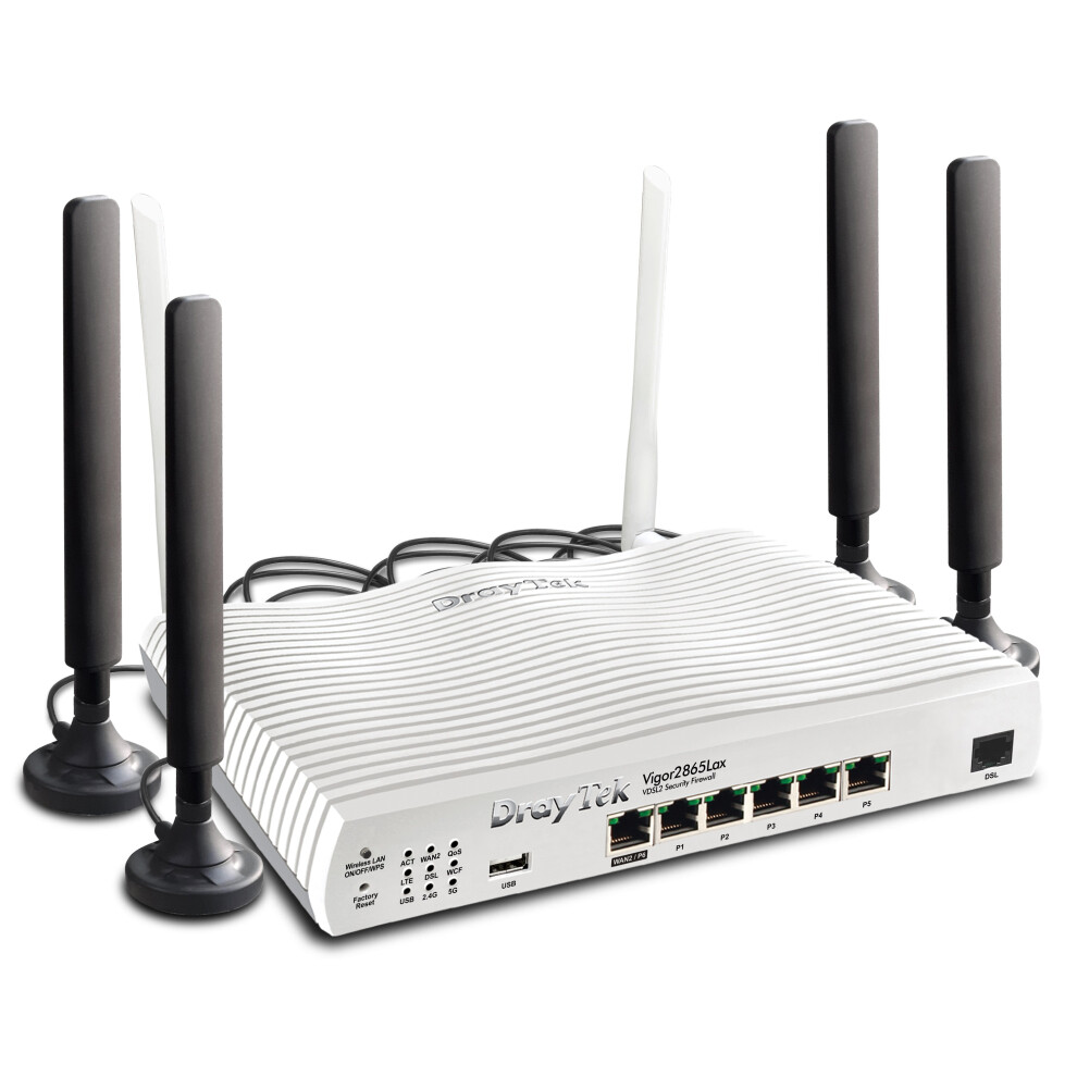 Draytek Vigor 2865Lax-5G Ax3000 Wireless Vdsl Router With 5G/Lte Modem 4712909127370