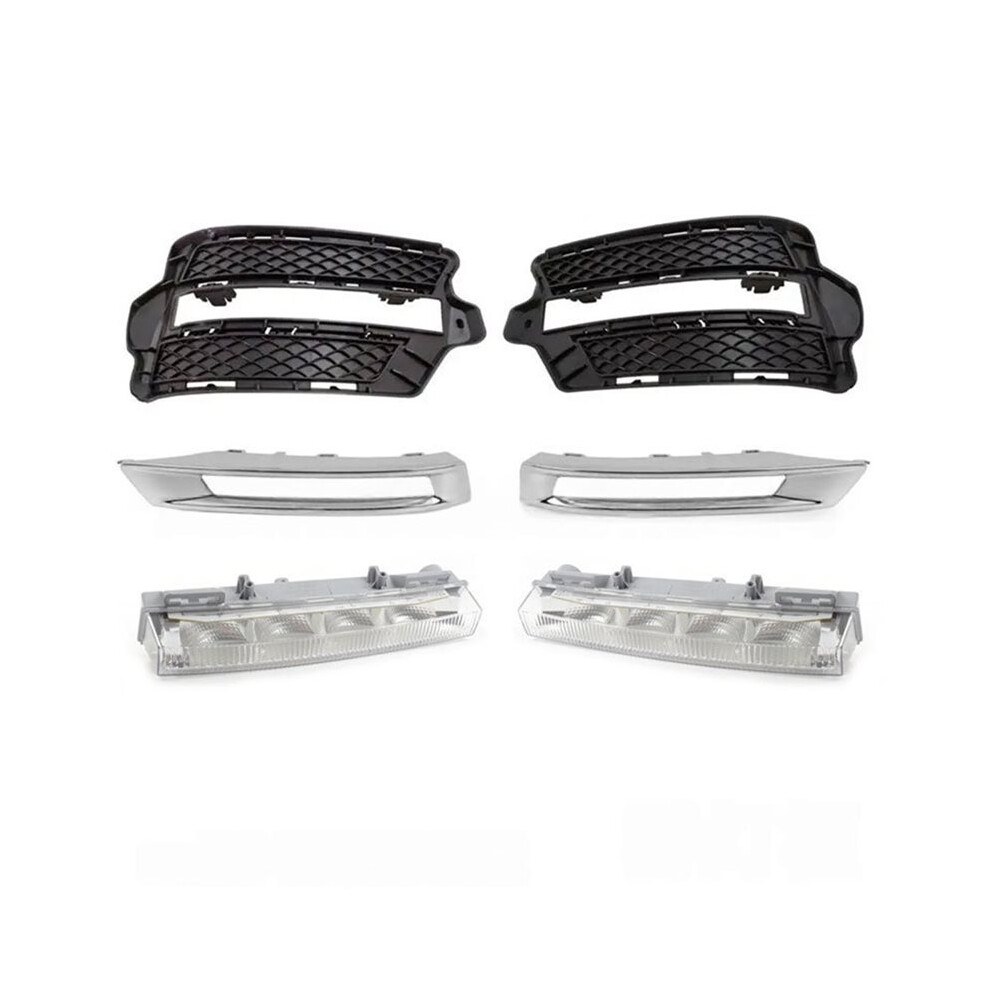 Fog Cover Trim +Daytime Running S Kit For Glk 2015-2016 A0999065800 A2048853022 Light 6031771447446
