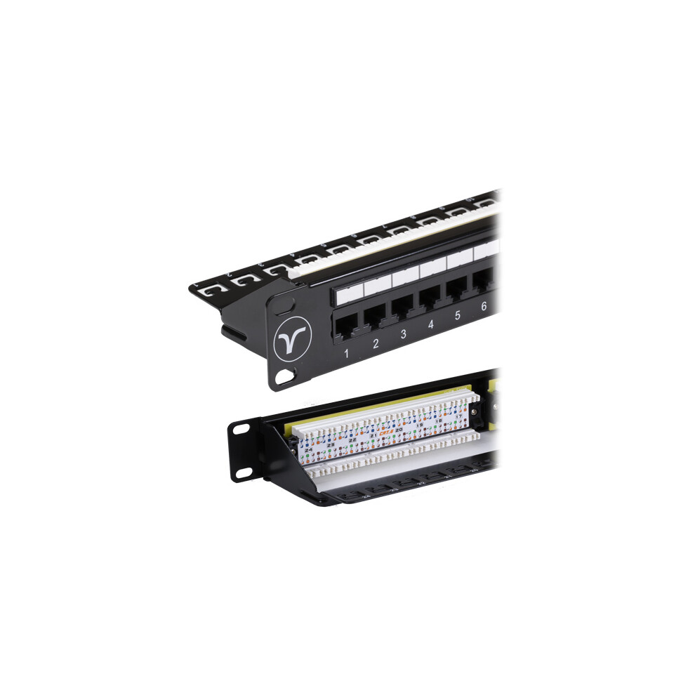 Cablenet 24 Port Cat6 Utp 1U Patch Panel 5056750316514