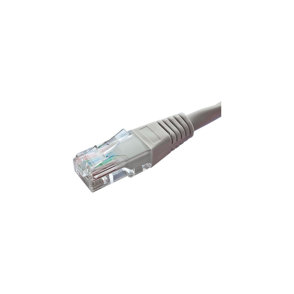Cablenet 1.5M Cat5e Rj45 U/Utp Pvc 26Awg Flush Moulded Boot Patch Lead Grey 5056750313520