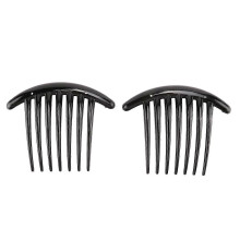2pcs Hair Comb Pin Accessories Plastic Women Lady Fashion Black