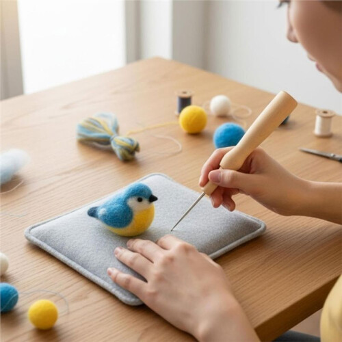 3Pack Complete Needle Felting Pad Kit Gray Hand Tool Supply Wool  Mat for DIY Needlework and Embroidery Projects