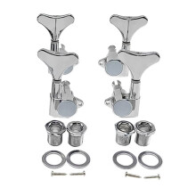 Stimmgerät für E-Gitarre und Bass, 2R2L, Saitenknopf, Geschlossene Stimmwirbel, Mechaniken für E-Gitarren, Zubehör B