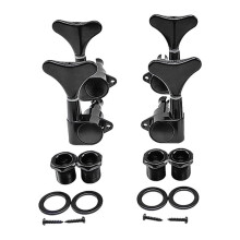 Stimmgerät für E-Gitarre und Bass, 2R2L, Saitenknopf, Geschlossene Stimmwirbel, Mechaniken für E-Gitarren, Zubehör A
