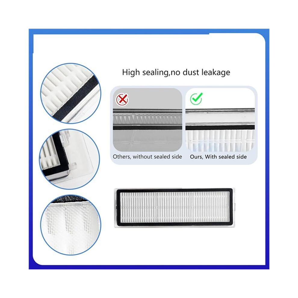 For Bot L10 Prime / L10s Pro / L10 Pro Accessories Main Side Brush Hepa Filter Robot Replacement Spare Parts 4713494867405