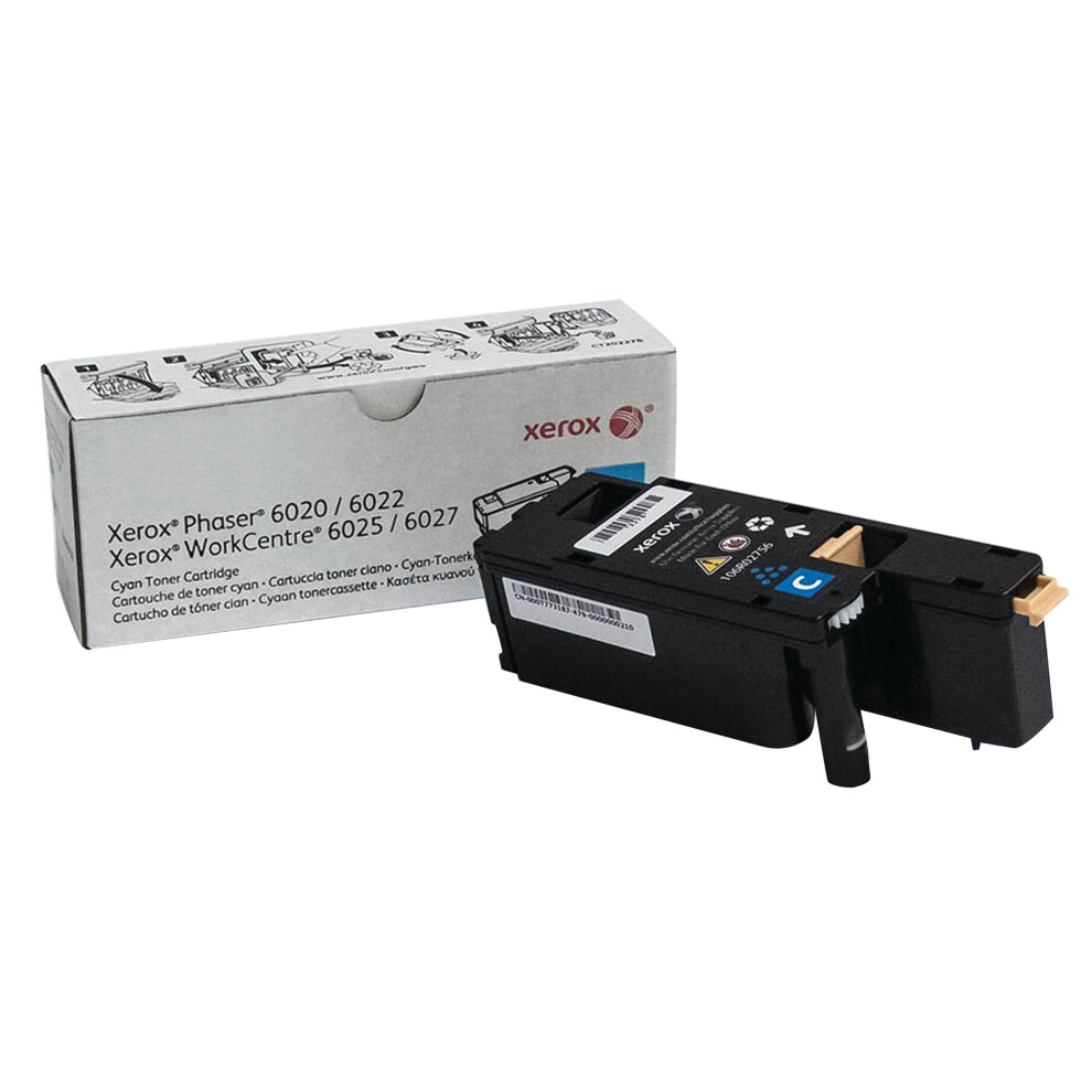 Xerox Phaser 6020/6022 Workcentre 6025/6027 Toner Cartridge Cyan 106R02756 Blue 095205862775