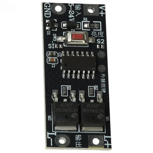 LED Controller Dimming Module Gradual Brightness Gradual Off Slow Start Slow Off Low-Voltage Light Strip Driver Module