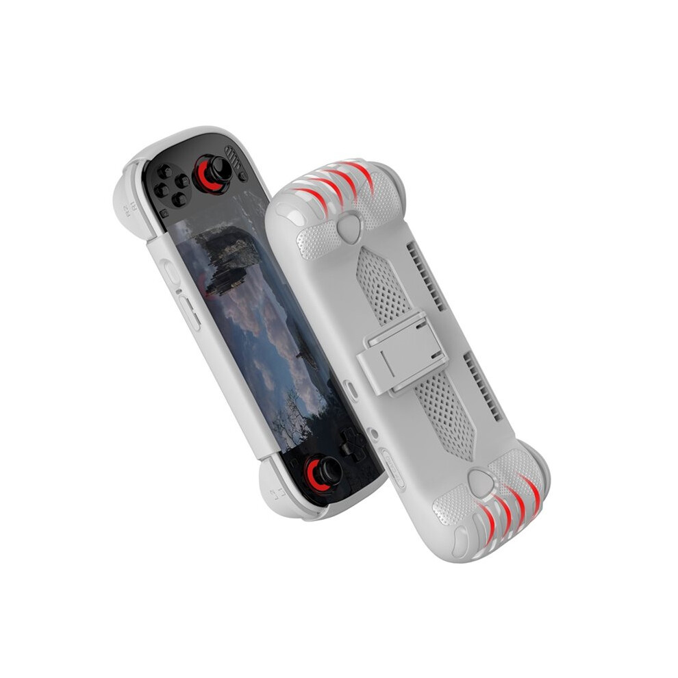 2Pcs For Ayn Odin 3 Tpu Case Anti-Slip Ergonomic Grip Gaming Console Protective Cover Skin Shockproof Protective Case 4712087240885