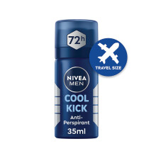 Nivea Men 72H Cool Kick Anti-Perspirant Spray Mini 35ml (Pack of 8) C006162