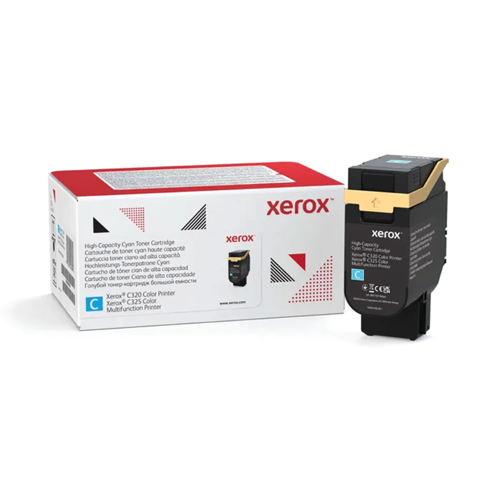 Xerox C320/C325 Toner Cartridge High Yield Cyan 006R04828 Blue 095205043969