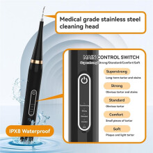 Dog Plaque and Tartar Remover Electric Toothbrush for Dogs, 5 Modes, 3 Brush Heads, Deep Cleaning for Dogs and Cats