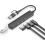USB 3.0 and USB C Hub 2 in 1 with 5Gbps Data Transfer, Plug and Play, Black Compact Design 1