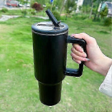 2025 40oz Tumbler Replacement Flip Straw Lid - Leak-Proof Splash Resistant Cover for Insulated Cups & Mugs