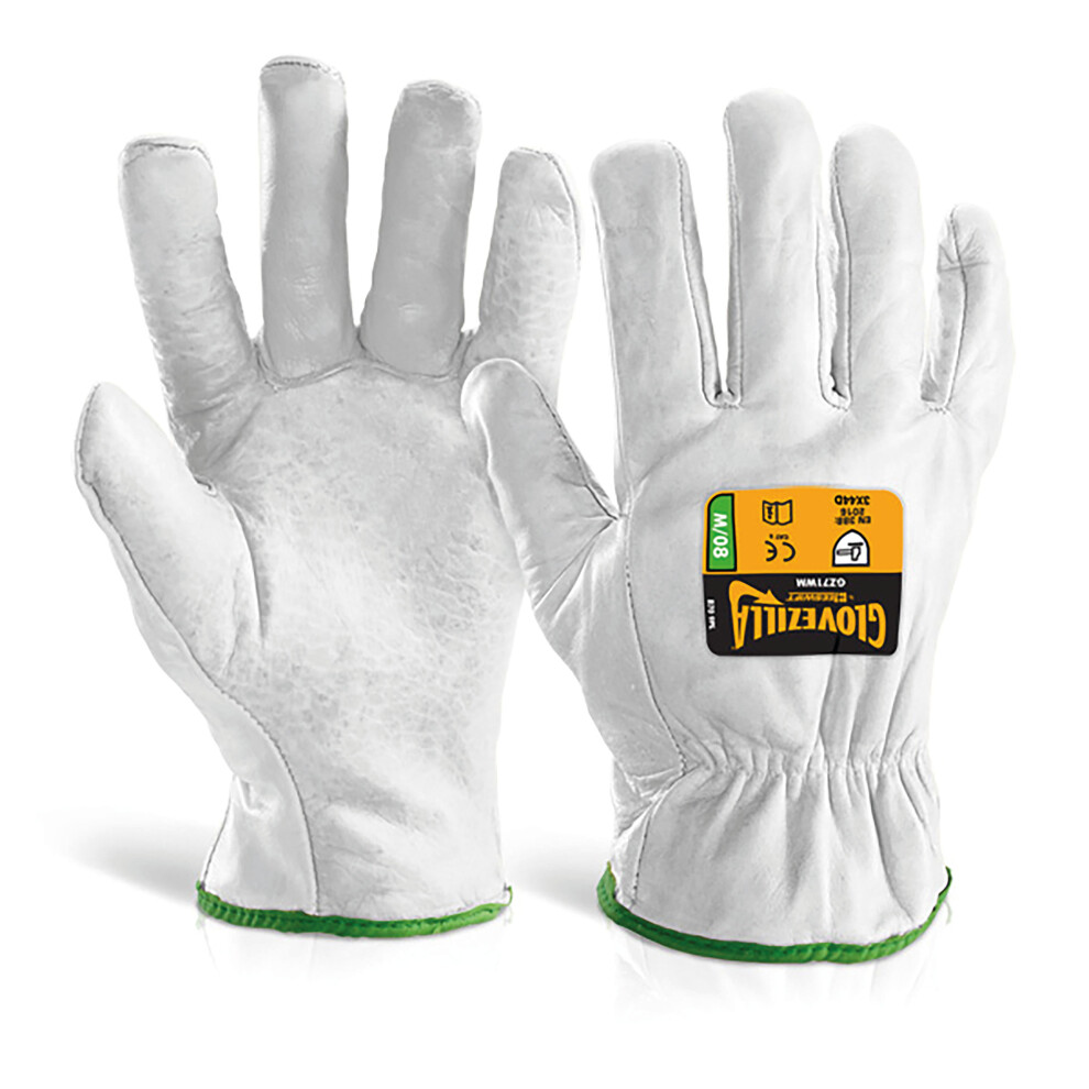 Beeswift Glovezilla Cut Resistant Drivers Gloves 1Pr White Xl Gz71wxl 5030566346415