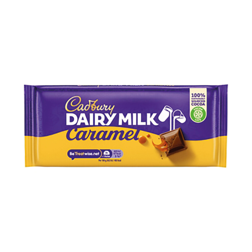 Cadbury Dairy Milk Chocolate Caramel Bar 120G 4057363