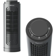 Desk Tower Fan 12.8 Inch, 3 Speeds, 70 Degree Oscillation, 12 Hour Timer, Quiet Small Tower Fan