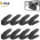 Adjustable Shoe Storage Racks, Space Saving Plastic Shoe Organizers, Half Space Design, Set of 8 1