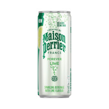 Maison Perrier Forever Lime Sparkling Water 330ml Can (Pack of 24) 13144521