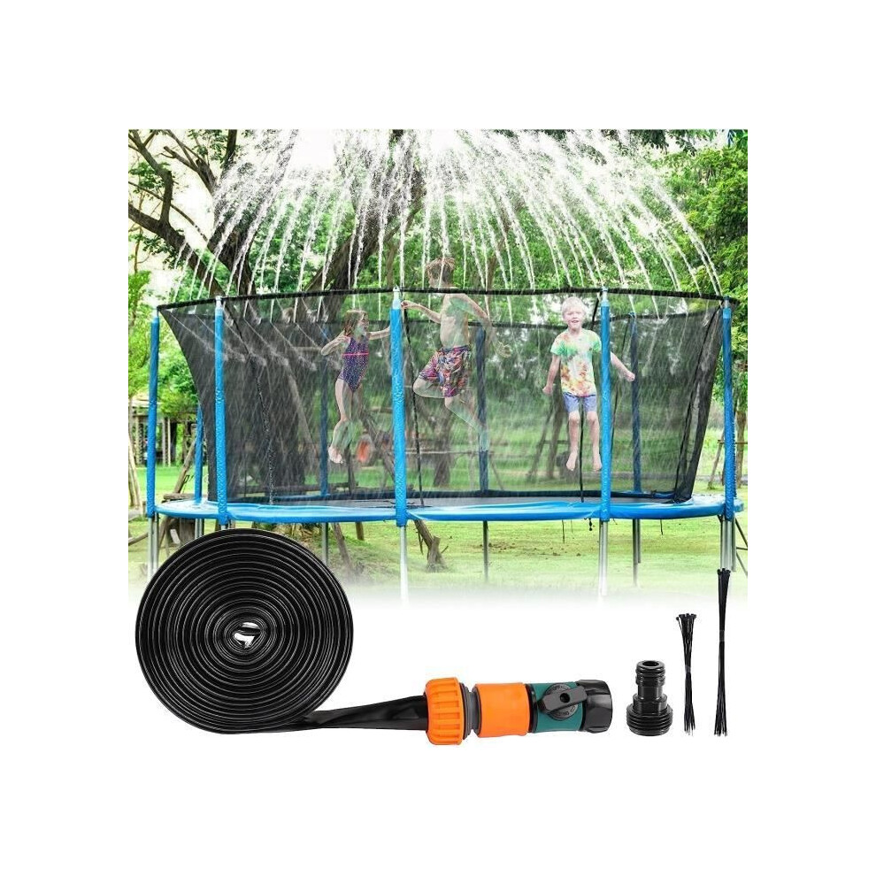 Trampoline Sprinkler For Kids, 12M Cooling Water Spray System For Garden Parties And Outdoor Play 8261789361306