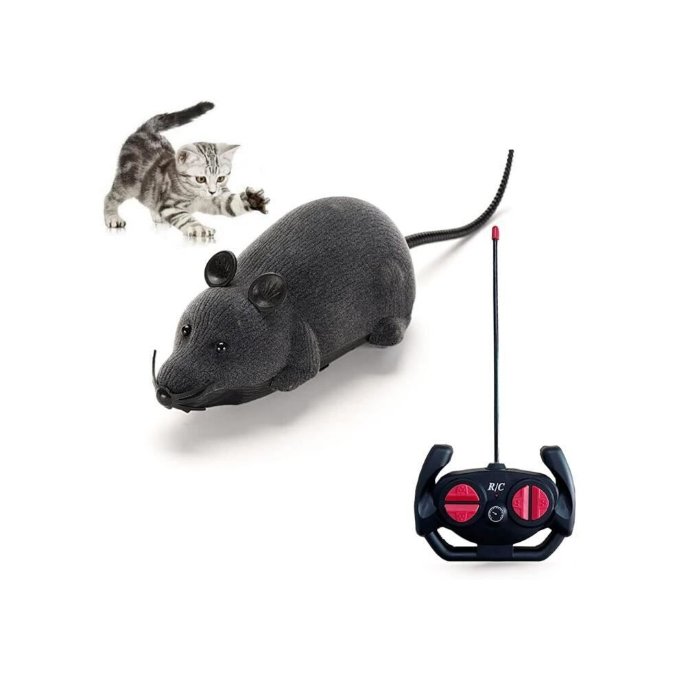 Remote Control Mouse Interactive Cat Toy, Grey, Indoor Play, Fun Chase Game For Cats 8033672339149