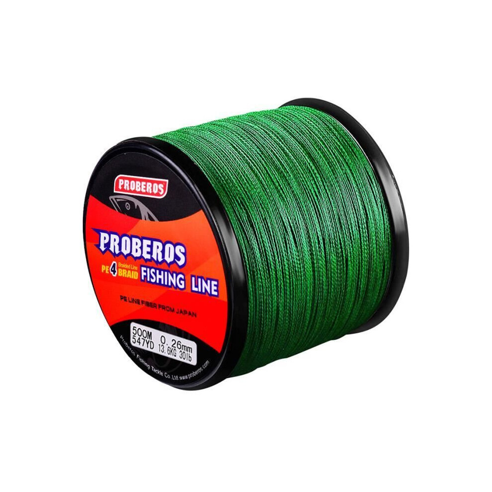 547 Yards 30Lb 0.25Mm 4 Strand Braided Fishing Line Pe Multifilament Strong Durable Fishing Line 7683718139533