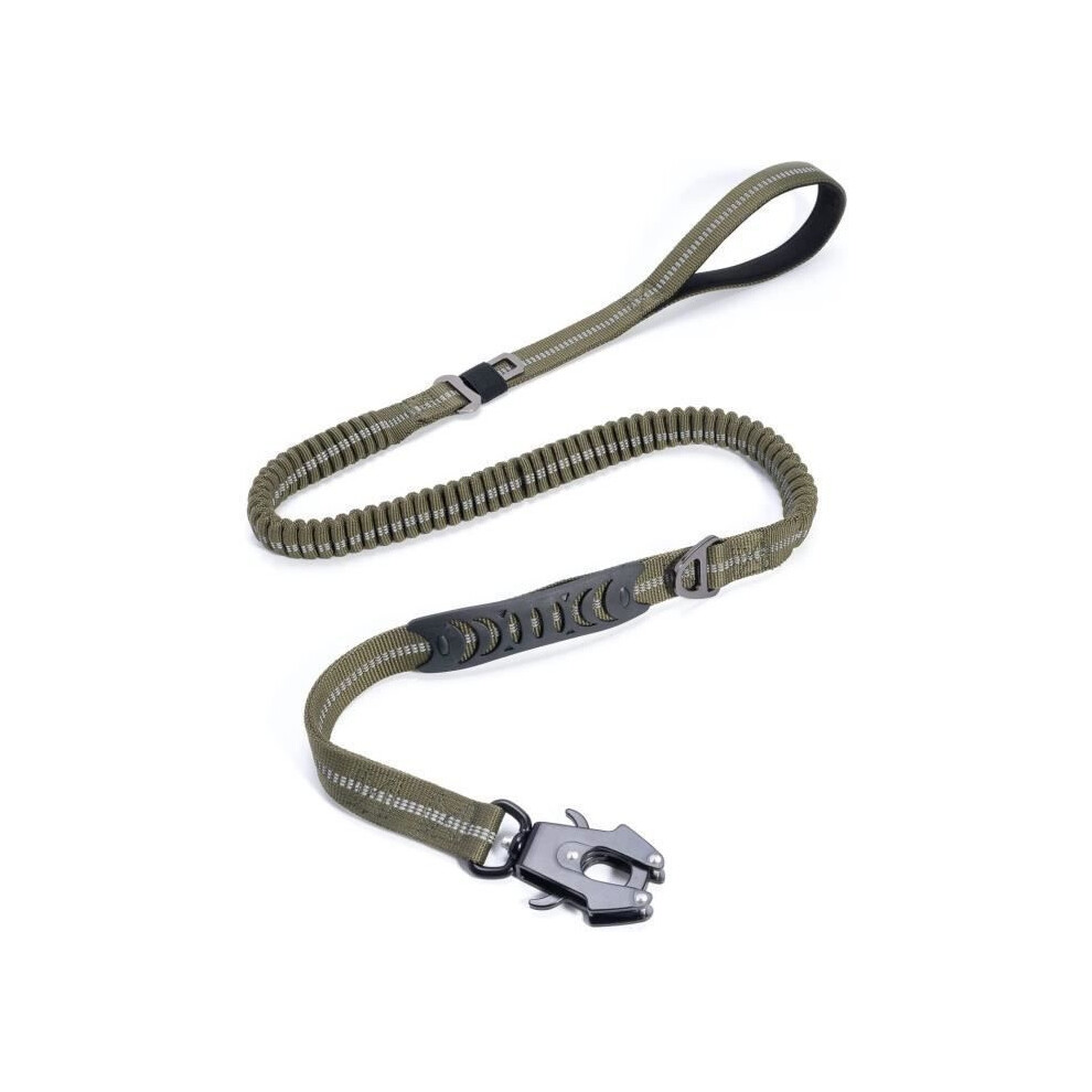 Elastic No Pull Dog Leash 1.2-1.8 M, 2 Handles, Reflective, Car Safety Seat Belt, For Medium Large Dogs 7683718139540