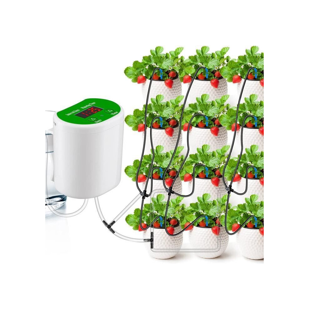 Automatic Drip Irrigation Kit For Indoor Plants, Self Watering System With Led Display, Adjustable Timer 3301455160842