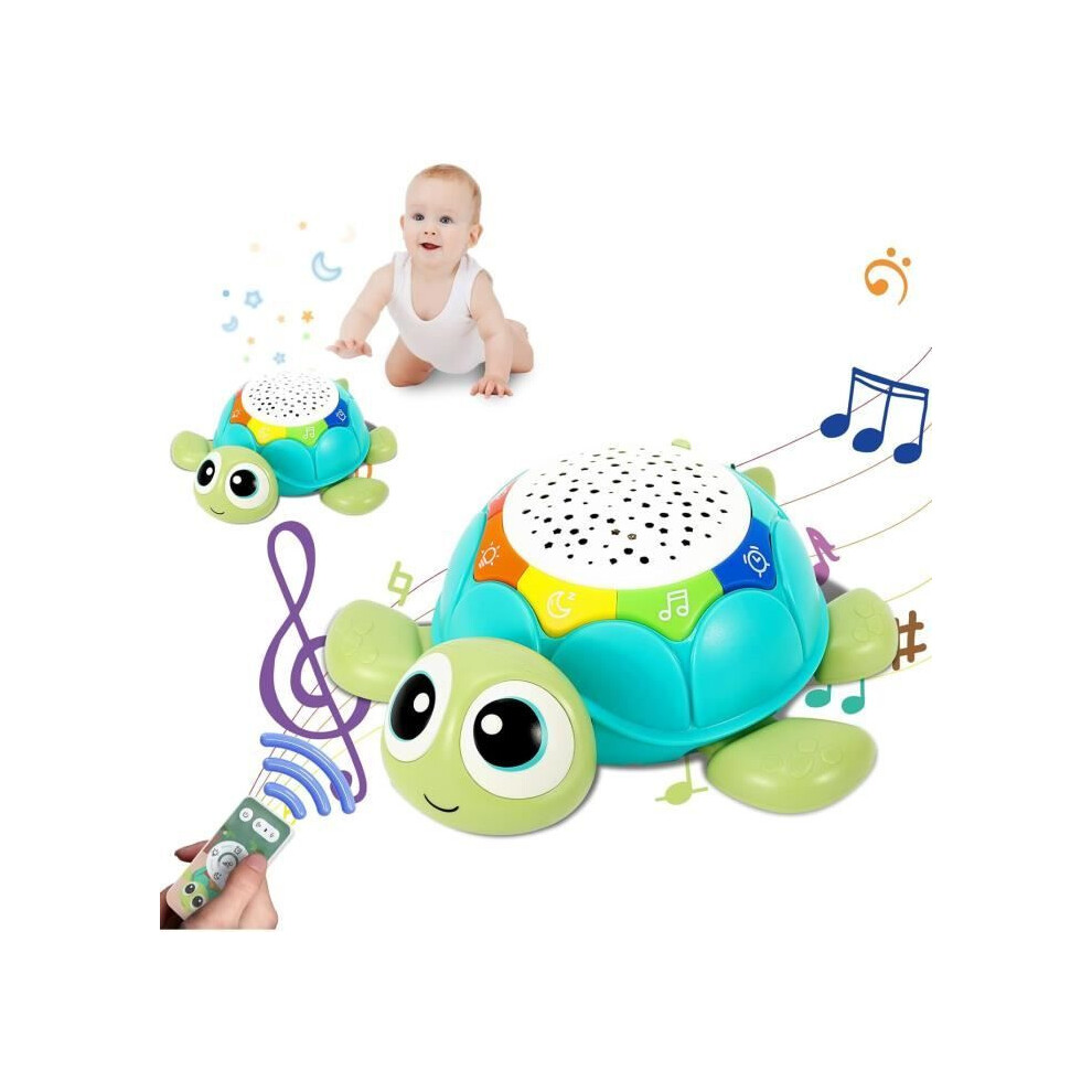 Musical Turtle Toy For Baby With Lights And Sounds, Crawling Sensory Learning Toy 7346218191493