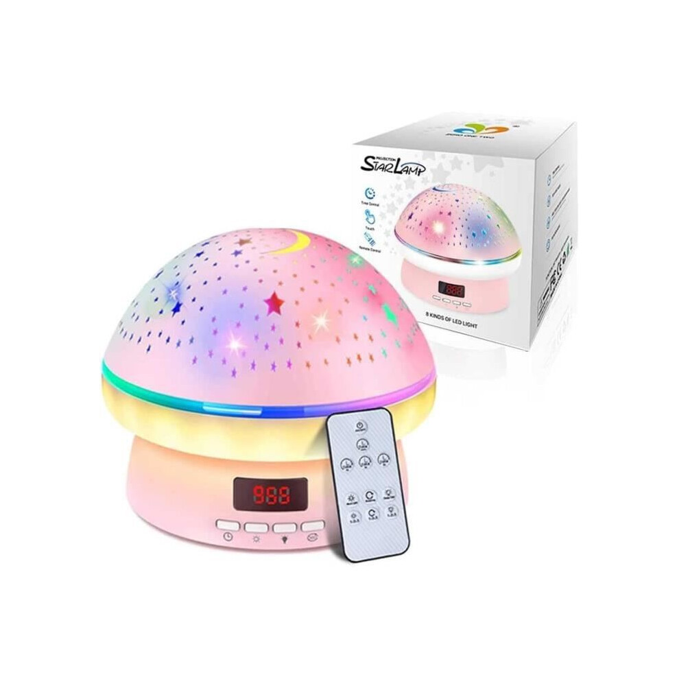 Baby Star Projector Night Light, 360 Degree Rotation, 8 Colours, Usb Rechargeable For Nursery, Kids Room 8115885323044