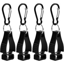 Anti Slip Glove Clip Set of 4 Lightweight Durable Plastic Holder for Work Gloves and Tools