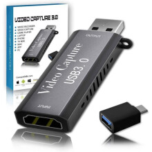 4K HDMI to USB 3.0 Video Capture Card 1080p Compatible with Type C Audio Input Full HD