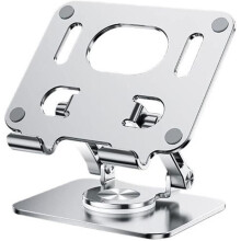 Multi Angle Foldable 360 Degree Rotating Tablet Stand, Aluminum Adjustable Holder for 4.7 to 12 Inch Tablets