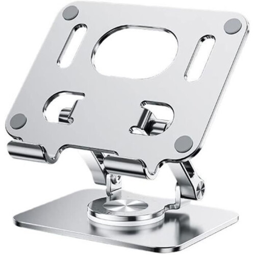 Multi Angle Foldable 360 Degree Rotating Tablet Stand, Aluminum Adjustable Holder for 4.7 to 12 Inch Tablets