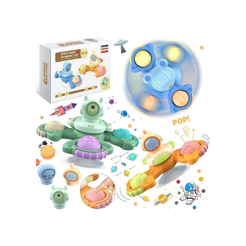 Baby Bath Toys, Rotating Suction Cup Toys For Bathtub, For Boys And Girls Aged 10 Months To 5 Years 7341754129702