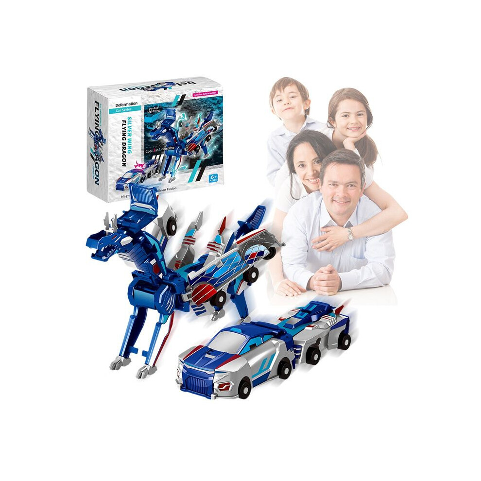 Transformable Robot Car Toy, Pegasus-Shaped Deformation Vehicle, Collision-Style Combination Robot 7546651127138